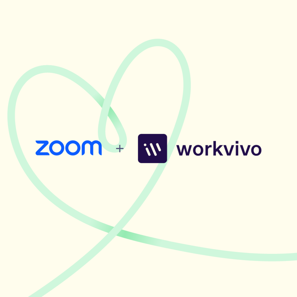 Zoom and Workvivo logos